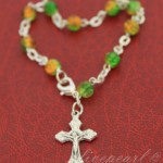 702_3413_green_orange_glass_chain_cross_bracelet_br18c155a