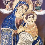 FT8523-VIRGIN MARY AND JESUS CHRIST - BIG MOSAIC