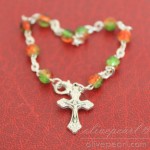 694_3420_orange_green_glass_chain_bracelet_br11c155a