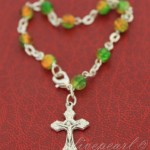 702_3413_green_orange_glass_chain_cross_bracelet_br18c155a