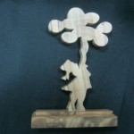 Banksy's Art  Olive Wood - 2828