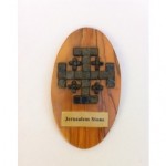 FT8502-JERUSALEM CROSS - SMALL PLAQUE